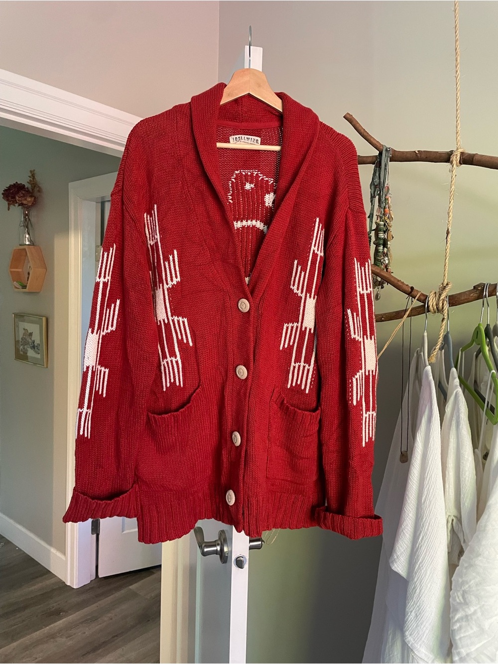 Idyllwind Boho cozy knit cardigan Ptp:25’